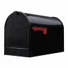 Stanley Mailbox Metal Extra Large Black Post Mount Gibraltar -Schlage Trade 00276458