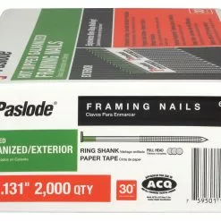 Paslode Framing Nail Steel 3-In 30 (2000-Piece) Hot-Dipped Collated Galvanized
