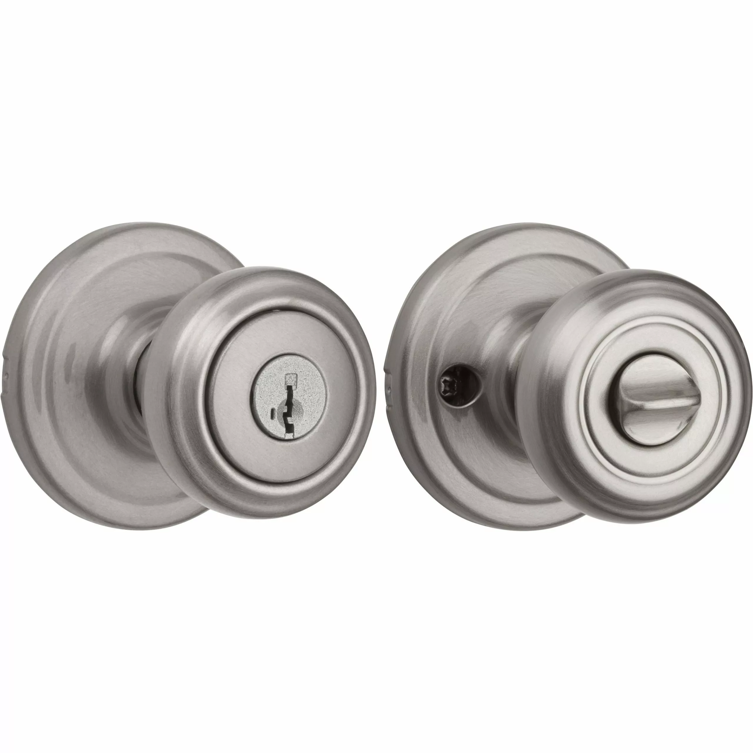 Cameron Door Knob Kwikset Smartkey Nickel Satin Keyed Entry Signature No Deadbolt 3 Cameron Door Knob Kwikset Smartkey Nickel Satin Keyed Entry Signature No Deadbolt