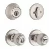 Pack Door Knob Kwikset Nickel Satin Combo Keyed Entry Security Single Deadbolt Polo 2 Pack Door Knob Kwikset Nickel Satin Combo Keyed Entry Security Single Deadbolt Polo -Schlage Trade 00375638