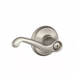 Door Handle F40 Satin Nickel Privacy Reversible Schlage Flair Flair