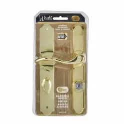 Door Screen Screen Door Mortise Latch Bras 7-In Wright Keyed Polished Storm