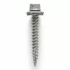 Union Washer Screw Hex Wood 1-1/2-In X #9 Interior/Exterior Multi-Material Corrugating Galvanized/Uncoated Gray