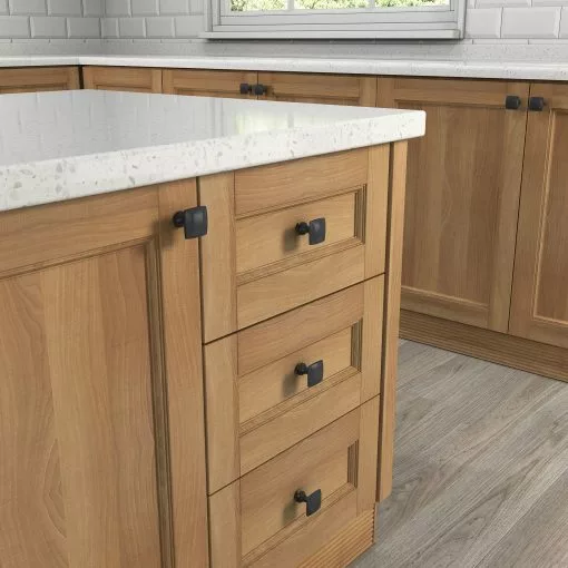 Allen + Roth Cabinet Knob Square Matte Black 5 Allen + Roth Cabinet Knob Square Matte Black -Schlage Trade 00660443 scaled