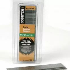 Bostitch Brad Finish Nail Steel 18-Gauge (1000-Count) 1-1/4-In Pneumatic Coated