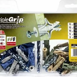 Anchor 50-Pack Diameter Length Assorted Drywall Included) Standard Cobra