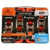 Smartstrap Ratchet Tie Down Tie Down 10-Ft 4-Pack 1-1/4-In X (1000 Lbs. Work Capacity) 1 Smartstrap Ratchet Tie Down Tie Down 10-Ft 4-Pack 1-1/4-In X (1000 Lbs. Work Capacity) -Schlage Trade 01160474