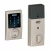 Schlage Door Keypad Lock Touchscreen Deadbolt Nickel Satin Z-Wave Built-In Electronic Lighted Century Connect Single Cylinder -Schlage Trade 02054132