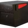 Mail Bos Mail Manager Mailbox Metal Large Black Post Mount Locking 1 Mail Bos Mail Manager Mailbox Metal Large Black Post Mount Locking -Schlage Trade 02224076