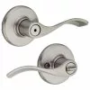 Door Kwikset Handle Balboa Nickel Satin Universal Security Privacy 2 Door Kwikset Handle Balboa Nickel Satin Universal Security Privacy -Schlage Trade 02564463