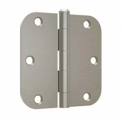Door Hinge Satin 5/8-In (12-Pack) 3-1/2-In Radiu Mortise Gatehouse