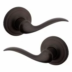 Tustin Door Kwikset Handle Bronze Universal Signature Passage Venetian