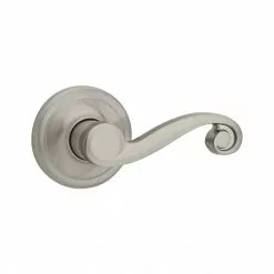 Door Kwikset Handle Nickel Lido Satin Universal Signature Passage