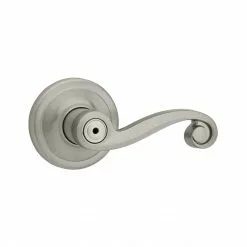 Door Kwikset Handle Nickel Lido Satin Universal Signature Privacy