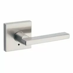 Halifax Door Kwikset Handle Nickel Satin Universal Signature Privacy