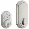 Door Keypad Kwikset Lock 909 Nickel Satin Electronic Smartcode Lighted Deadbolt Single Cylinder -Schlage Trade 04134556