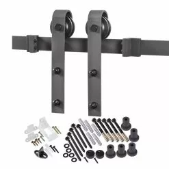 Reliabilt Kit Door Hardware Barn Matte Black