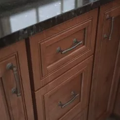 Brainerd Drawer Pull Bar Copper Bronze Arch Center To Center 3-In Nautical Highlight -Schlage Trade 04392678