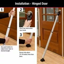 Door Master Lock Security Bar 42-In Sliding Patio Adjustable -Schlage Trade 04464500
