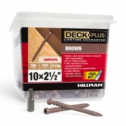 Deck Plu Screw (375) Composite 2-1/2-In #10 X