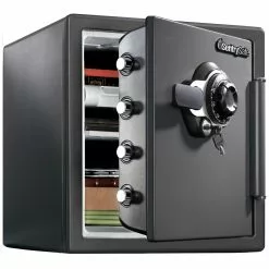 Sentrysafe Safe Lock 1.23-Cu Ft Fire/Water Resistant Residential Floor Wall Combination