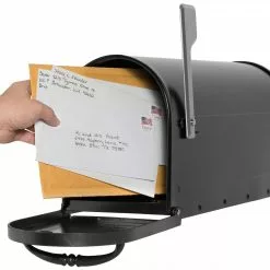 Mailbox Post Mount Metal (401-999-Cu In) Standard Black Architectural 8 Mailbox Post Mount Metal (401-999-Cu In) Standard Black Architectural -Schlage Trade 04732448 scaled