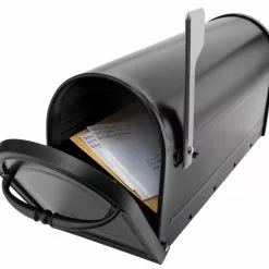 Mailbox Post Mount Metal (401-999-Cu In) Standard Black Architectural 9 Mailbox Post Mount Metal (401-999-Cu In) Standard Black Architectural -Schlage Trade 04732449 scaled