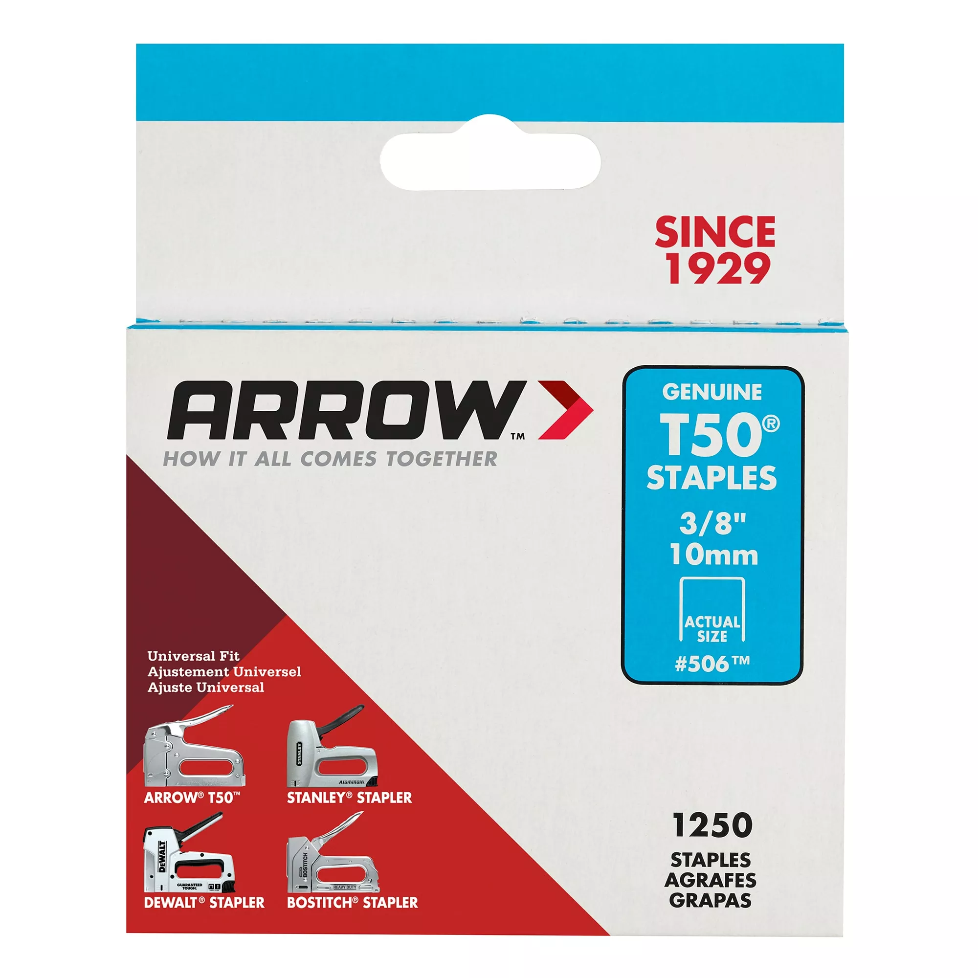 Staple Leg Crown 18-Gauge Medium (1250-Count) 3/8-In Heavy Arrow 4 Staple Leg Crown 18-Gauge Medium (1250-Count) 3/8-In Heavy Arrow - Image 3