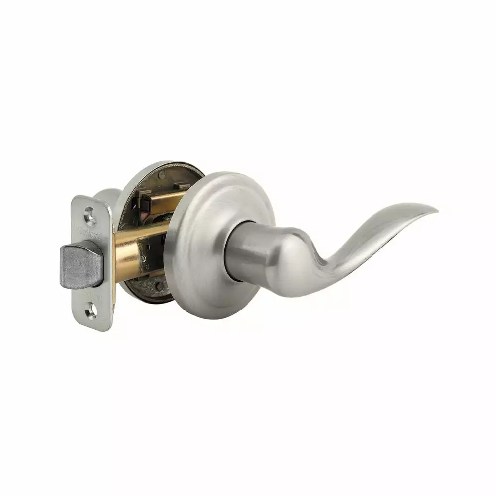 Tustin Door Kwikset Handle Nickel Satin Universal Signature Passage 6 Tustin Door Kwikset Handle Nickel Satin Universal Signature Passage - Image 4