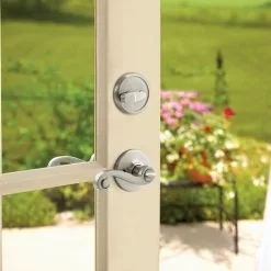 Door Kwikset Handle Nickel Lido Satin Universal Signature Privacy -Schlage Trade 05066961