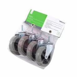 Style Selection Caster Rubber 4-Pack 4-In Swivel