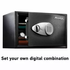 Safe Lock Security 1.25-Cu Ft Residential Electronic/Keypad Floor Wall Master -Schlage Trade 05269052