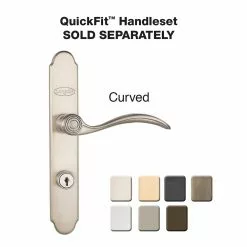 Larson Door Screen Door Handle Handleset Bronze Matching Quickfit Storm Aged -Schlage Trade 05356761