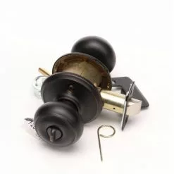 Door Knob Schlage Bronze Keyed Entry No Deadbolt Georgian Aged 18 Door Knob Schlage Bronze Keyed Entry No Deadbolt Georgian Aged -Schlage Trade 05451423