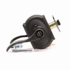 Door Accent Handle Bronze Reversible Keyed Entry Trim Camelot Schlage Aged -Schlage Trade 05452330