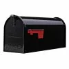Mailbox Metal Black Post Mount Elite Standard Gibraltar 2 Mailbox Metal Black Post Mount Elite Standard Gibraltar -Schlage Trade 05493719