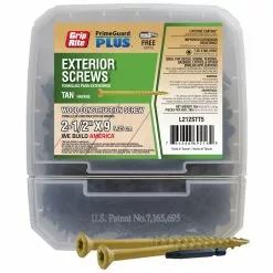 Grip-Rite Screw Primeguard Plu X 2-1/2-In #9 (365) Wood To Wood Deck