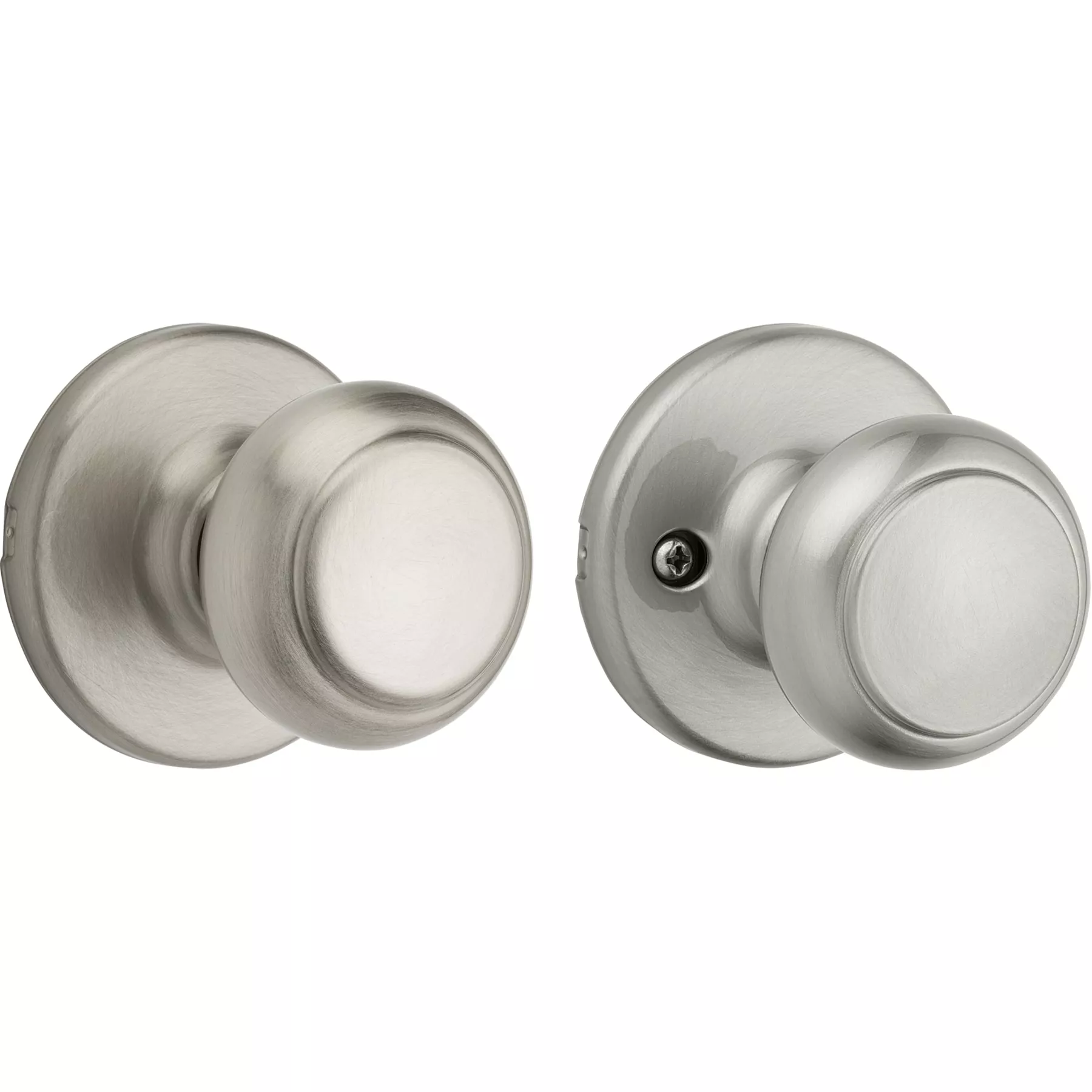Door Cove Kwikset Knob Nickel Satin Security Passage 3 Door Cove Kwikset Knob Nickel Satin Security Passage