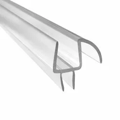 Door Bottom Sweep Door Sweep Vinyl 0.375-In Bathtub Shower Hinged Coastal Clear