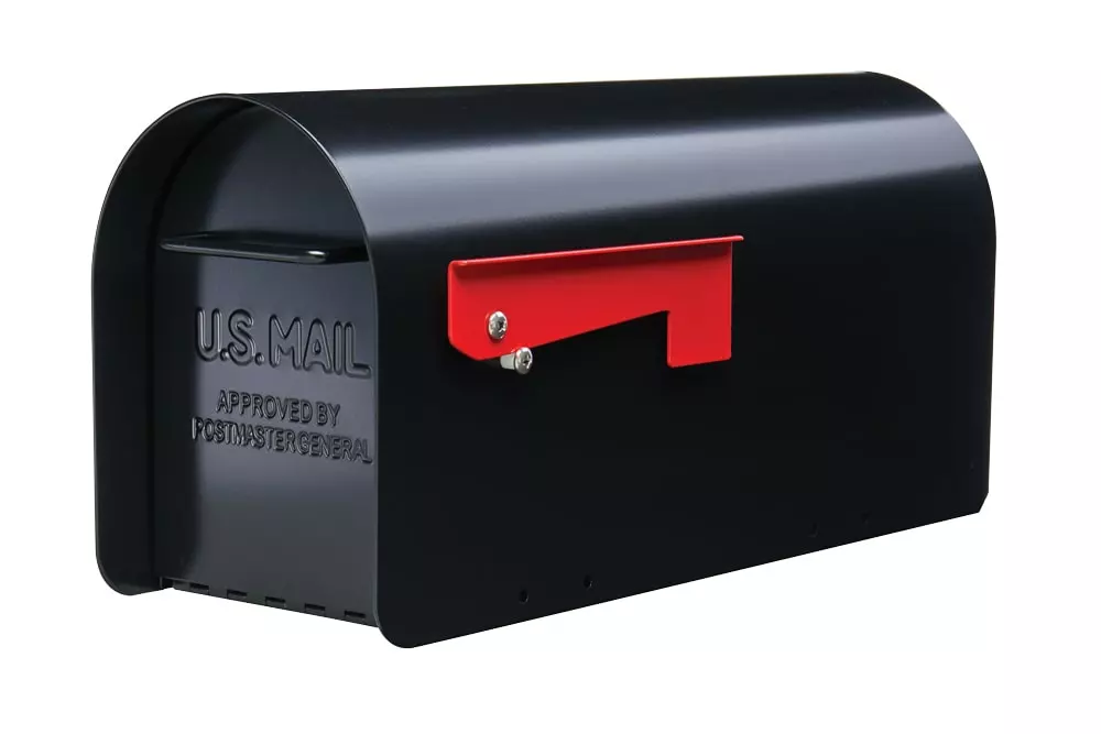 Mailbox Post Mount Metal (401-999-Cu In) Standard Ironside Gibraltar Black 3 Mailbox Post Mount Metal (401-999-Cu In) Standard Ironside Gibraltar Black