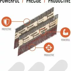 Framing Nail Paslode Steel (2500-Piece) 3-In 30 Collated Coated 10 Framing Nail Paslode Steel (2500-Piece) 3-In 30 Collated Coated -Schlage Trade 07990083