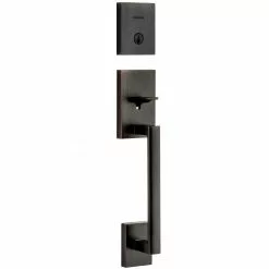 Halifax San Clemente Door Kwikset Smartkey Handleset Bronze Entry Signature Single-Cylinder Deadbolt Venetian 10 Halifax San Clemente Door Kwikset Smartkey Handleset Bronze Entry Signature Single-Cylinder Deadbolt Venetian -Schlage Trade 08115505