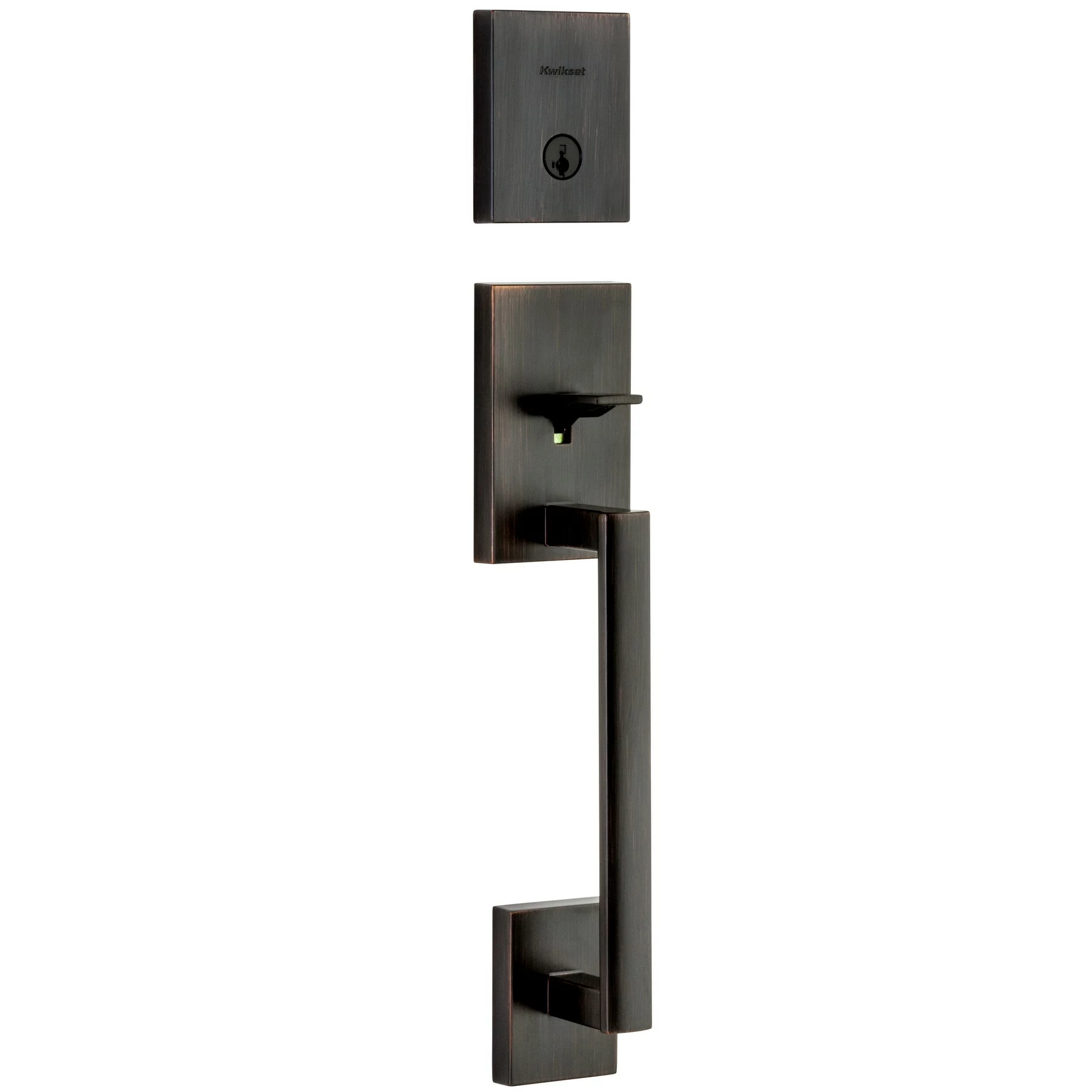 Halifax San Clemente Door Kwikset Smartkey Handleset Bronze Entry Signature Single-Cylinder Deadbolt Venetian 4 Halifax San Clemente Door Kwikset Smartkey Handleset Bronze Entry Signature Single-Cylinder Deadbolt Venetian - Image 2