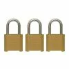 Padlock Zinc 3-Pack 2-In Master Lock Combination
