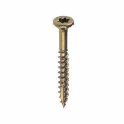 Grk Wood Screw Polymer-Countersinking #8 X 1-1/2-In Interior Yellow -Schlage Trade 08299998
