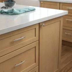 Brainerd Arch Bar Drawer Pull Caroline Nickel Satin Center To Center 3-In 10-Pack