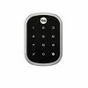 Yale Door Keypad Lock Touchscreen Us15 Sl Nickel Satin Assure Electronic Lighted Security Deadbolt Deadbolt -Schlage Trade 08574787