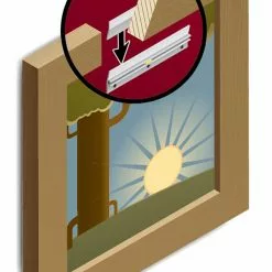 Hillman Picture Hanging System Hanger 18-In 200Lb 10 Hillman Picture Hanging System Hanger 18-In 200Lb -Schlage Trade 08738532