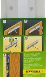 Hillman Picture Hanging System Hanger 18-In 200Lb 8 Hillman Picture Hanging System Hanger 18-In 200Lb -Schlage Trade 08738534