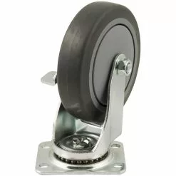 Caster Titan Rubber Tpr/Thermoplastic 5-In Swivel -Schlage Trade 08866430